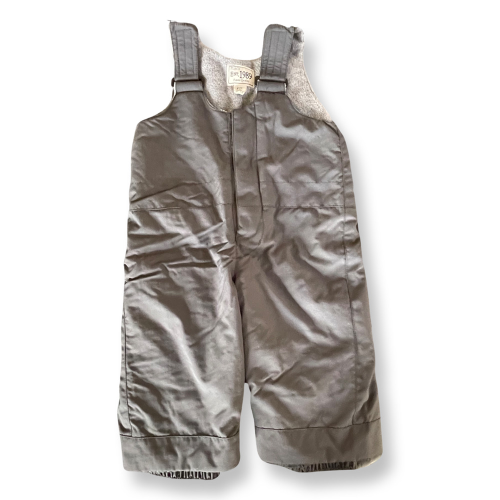 1989 Place Grey Snow Bib/Pants - 9-12 months